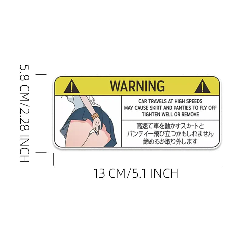 Warning Stickers