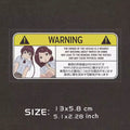 Warning Stickers