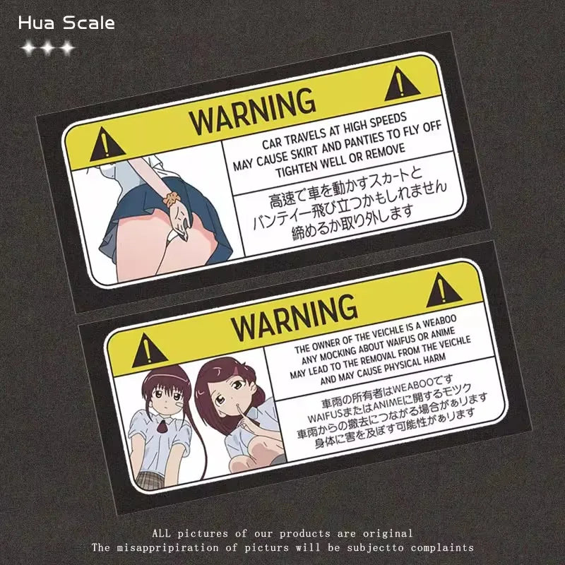 Warning Stickers